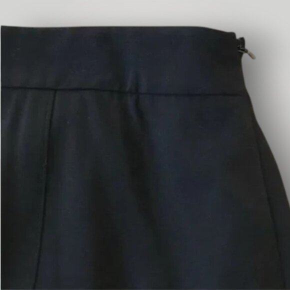 Theory Ansel Women’s 10 Black Virgin Wool Pencil Skirt Work Office Career Sleek - Picture 5 of 8